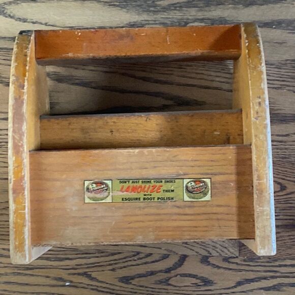 Lanolize Vintage Shoe Shine Caddy - Picture 1 of 11